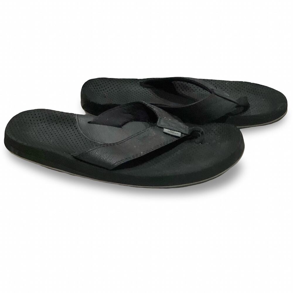 George Men's Casual Beach Perforated Flip-Flop Sandals